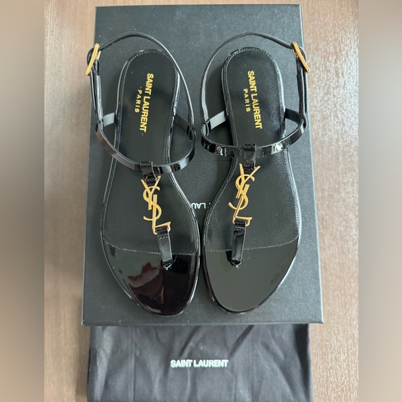 Saint Laurent Shoes - Saint Laurent Cassandra YSL Sandal